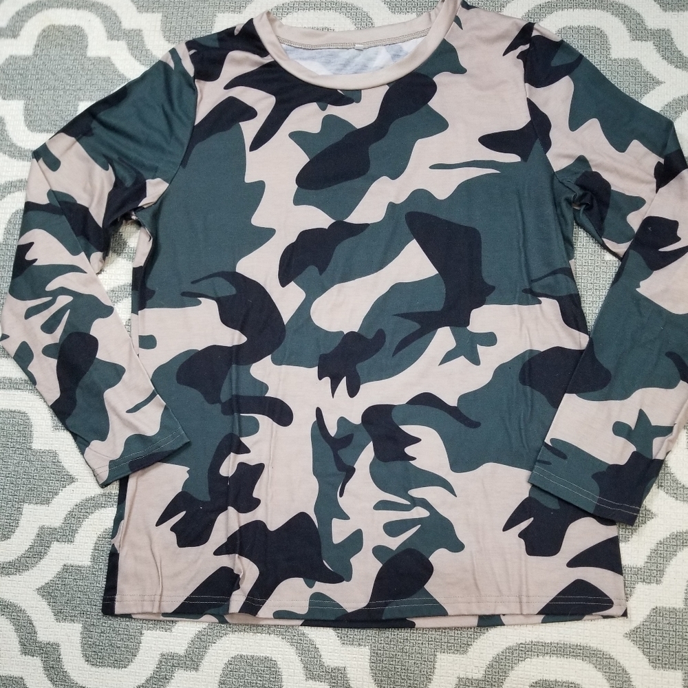 Camouflage Women Tee Shirt